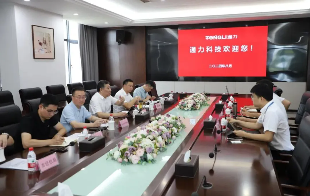 瑞安市委常委、副市長(zhǎng)林政洪一行調(diào)研通力科技